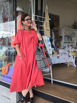 Tatum Dress - Coral Reef