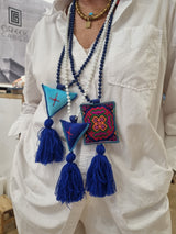 Maria Davilla Handmade Filakto Long Necklace - Various