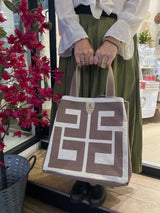 Gaia XL Weekend Bag/Tote - Mocha