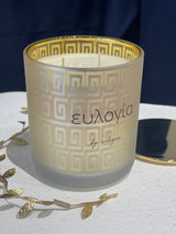 Eυλογία (Blessed) SOY CANDLE by Evlogia - Frankincense, Patchouli & Sandalwood