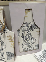 NIKE Greek Goddess Ceramic Wall Paddle plaque/Trivett