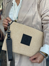 Amelia IV - Natural Weave Clutch