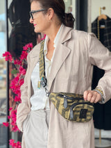 IERIA V - Gold Meander Cross Body Bag