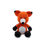 Finn the Fox - Medium Crochet Sitting Soft Toy