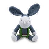 Benny the Donkey - Medium Crochet Sitting Soft Toy
