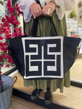 Gaia XL Weekend Bag/Tote - Black