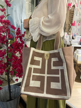 Gaia XL Weekend Bag/Tote - Mocha