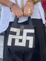 Antistrophe Top Handle Bag - Black