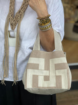 Antistrophe Top Handle Bag - Latte (Beige)