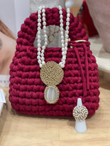 PENELOPE PEARL NECKLACE BY HARA KARAMICHALI