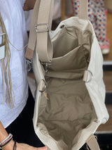 Gaia XL Weekend Bag/Tote - Beige