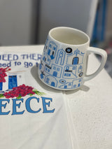 Greek Islands Blue and White Coffee mug