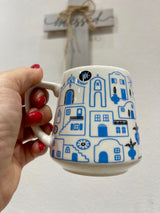 Greek Islands Blue and White Coffee mug