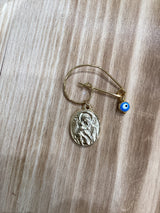 Panagia Filakto with Mati Baby Pin - Gold or Silver