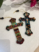 Greek Hanging Christmas Decoration - The Last Supper / Mother Mary