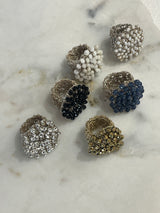 Hara Karamichali Hand Crochet Disc Ring