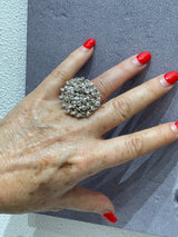 Hara Karamichali Hand Crochet Disc Ring