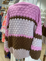 Airlie Knit - Pink Multi Stripe