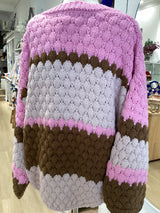 Airlie Knit - Pink Multi Stripe