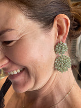 Hara Karamichali Earrings - Green Aventurine