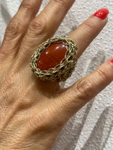 Hara Karamichali Stone Ring - Carnelian