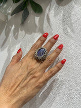 Hara Karamichali Stone Ring - Amethyst