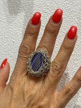 Hara Karamichali Stone Ring - Amethyst