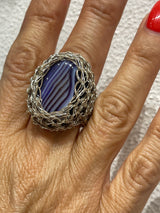 Hara Karamichali Stone Ring - Amethyst