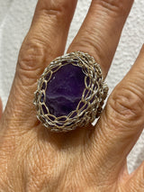 Hara Karamichali Stone Ring - Amethyst