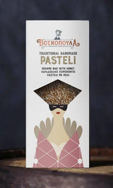 Pasteli - sesame bar with honey