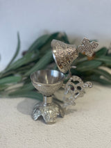 Thimiato - Small Silver Orthodox Design