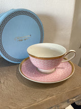 Teacup & Saucer - Pink/Blue