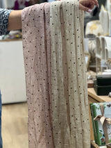 Polka Scarf - Dusty Pink or Taupe