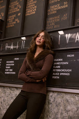 Imelda Top - Chocolate