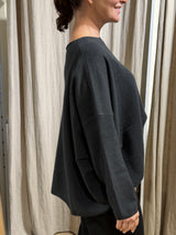 Olivia Pure Lambswool Jumper - Indigo