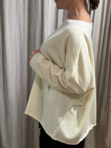Olivia Pure Lambswool Jumper - Milk