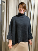 Balmain Pure Lambswool Rollneck Sweater - Charcoal