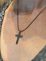 Adjustable Metal Cross Necklace
