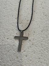 Adjustable Metal Cross Necklace