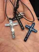 Adjustable Metal Cross Necklace