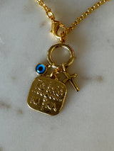 Religious Car Charm - Gold