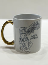Greek Goddess – Nike, Goddess of Victory Mug- Silver or Gold Handle