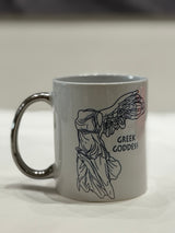 Greek Goddess – Nike, Goddess of Victory Mug- Silver or Gold Handle