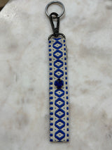 Misirlou Key / Bag Chain - Blue Geo