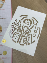 PRE-ORDER Vasilopita Tea towel & Stencil Kit