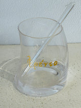 Mini Wave Freddo Gold Symbol Glass