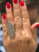 Tina Kotsoni Shield Ring - Gold/Silver