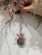 Baby girl Filakto - Jesus medalion on a Pink Cord