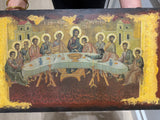 Byzantine Last Supper Icon - Landscape Extra Large