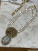 PENELOPE PEARL NECKLACE BY HARA KARAMICHALI